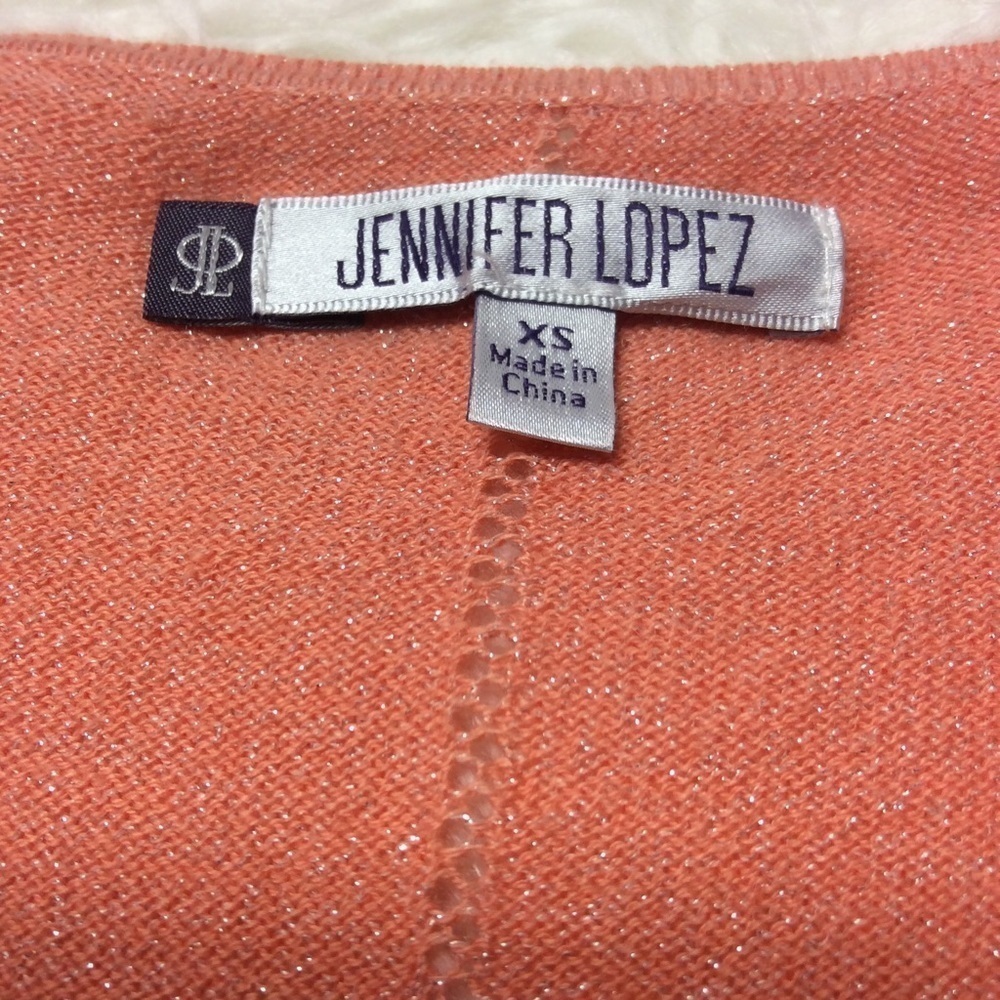 JENNIFER LOPEZ CORAL HI/LO SWEATER - Picture 4 of 7